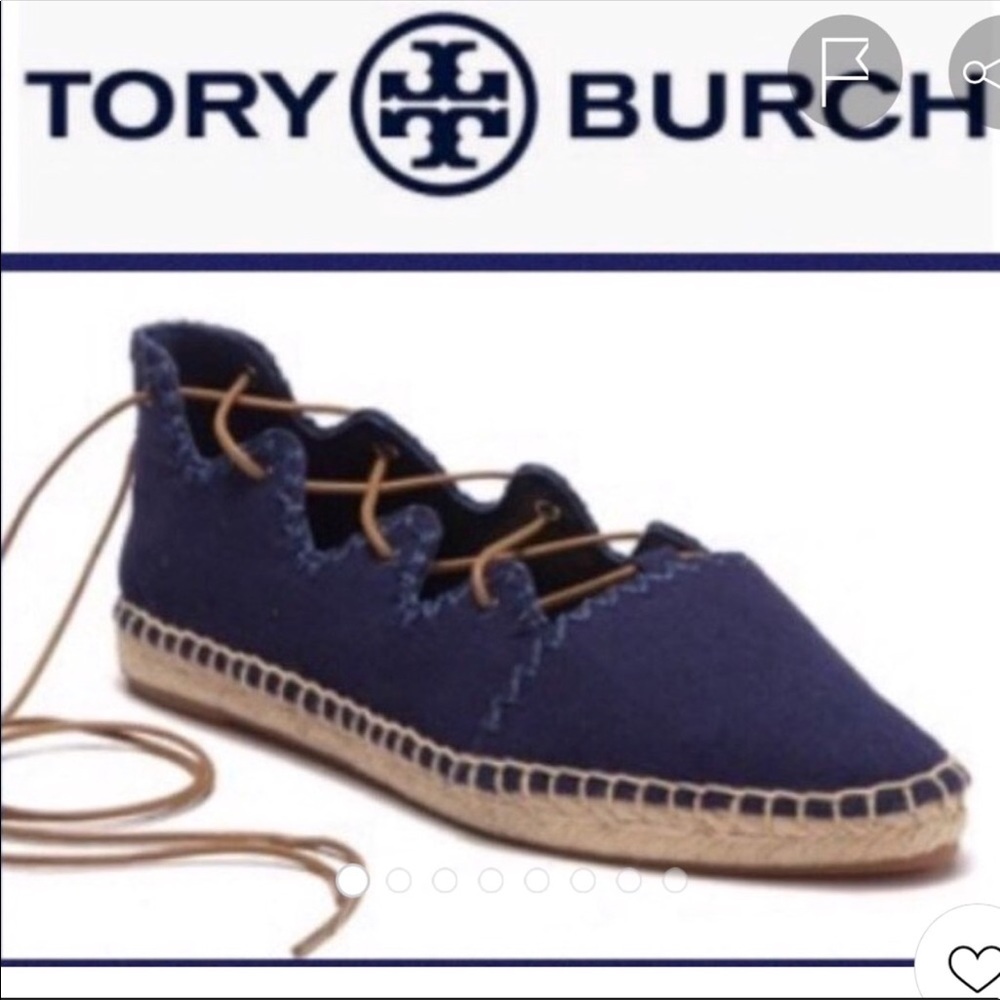 NEW Tory Burch Sonoma Gillie lace up Espadrille